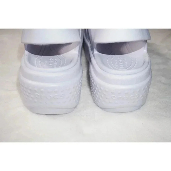 CROCS NWT Stomp Fisherman Sandals Platform Dreamscape purple 6 womens - Picture 9 of 10